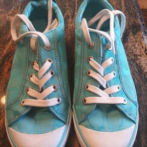 Size 8 Limited Edition Coach Tennis Shoes